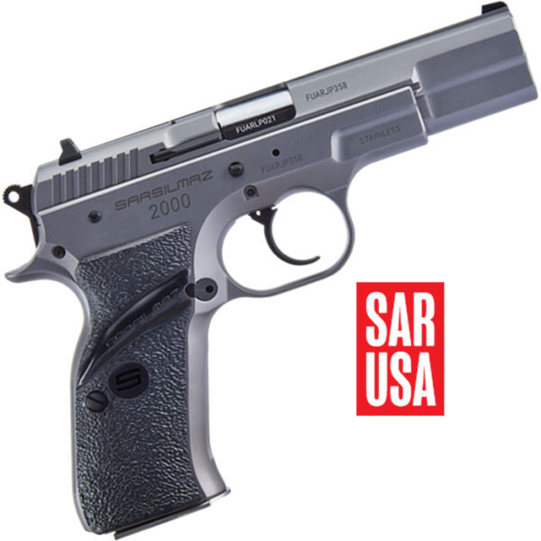 SAR Arms 2000 9MM 4.7 inch barrel 17 Round Stainless Single-Action Revolver