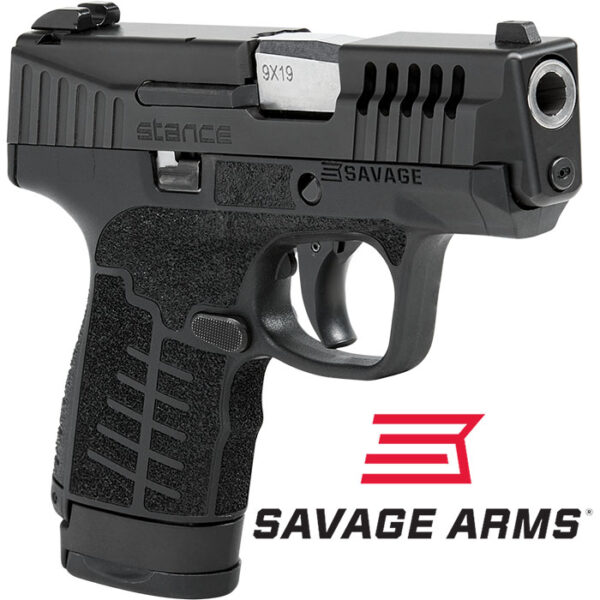 Savage Stance 9mm Micro-Compact Semi-Auto Pistol 3.2″ Barrel 8-Round