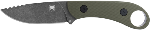 COBRATEC D2 SKINNER 3.75″ FULL – TANG OD GREEN G10 W/KYDEX SHTH