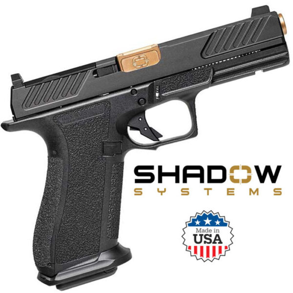 Shadow Systems DR920 Combat Slide 9MM 4 inch barrel 17 Round Black w/Night