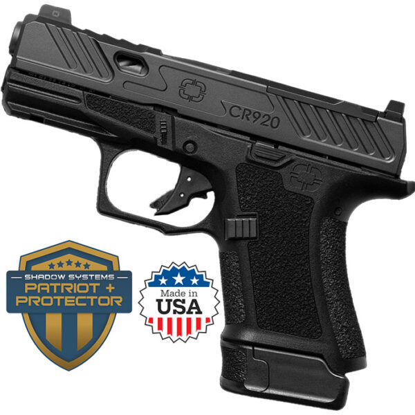 Shadow Systems CR920 Elite Slide 9MM 3.41 inch 13 Round Black Optic Ready
