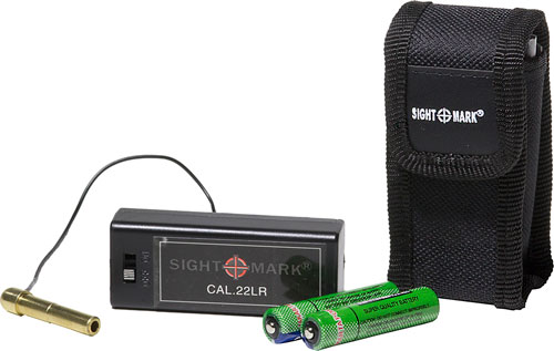 SIGHTMARK LASER BORESIGHT .22 – LR RED W/BATTERY AND CASE