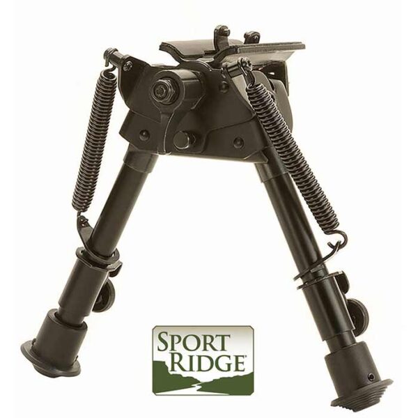 Heavy Duty Bipod Pivot Adjustable Matte Black 9 inch to 13 inch