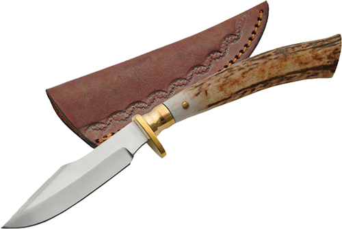 SZCO STEEL STAG 7.5″ STAG TIP – SKINNER SS BLADE SHEATH