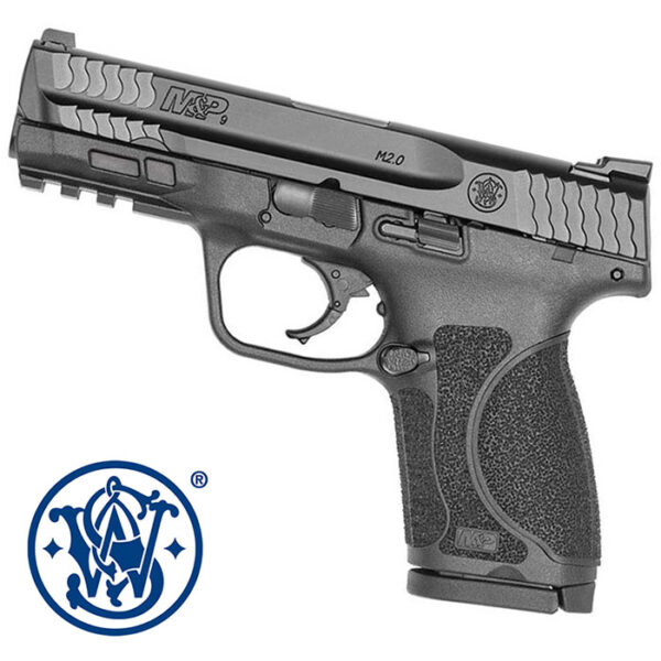 Smith & Wesson M&P 2.0 Compact 9MM 4 inch barrel 15 Rounds Black with Night