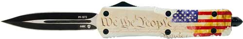 TEMPLAR KNIFE SMALL OTF WE THE – PEOPLE 2.75″ BLACK DAGGER