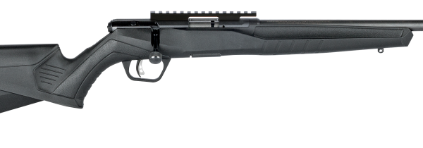 Savage B22 FV-SR Rifle 22 LR 16.25 in. Black Threaded RH