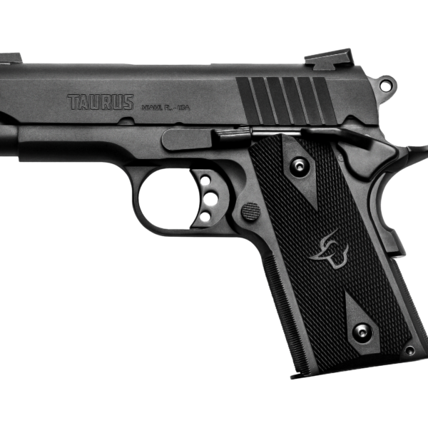 Taurus 1911 Officer 9mm SA Pistol 3.5″ 8-Round Black