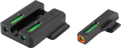 TRUGLO SIGHT SET S&W M&P MOST – TFX PRO GREEN/ORANGE OUTLINE