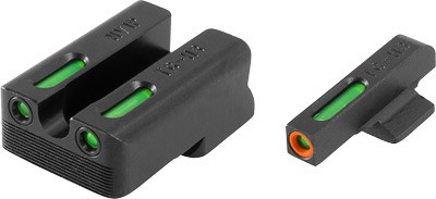 TRUGLO SIGHT SET 1911 260/450 – TFX PRO GREEN/ORANGE OUTLINE