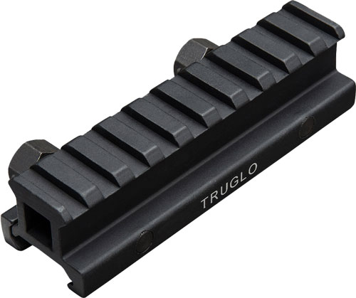TRUGLO 1-PIECE PICATINNY RISER – MOUNT 3/4″ RISE 4″ LENGTH