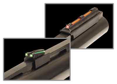 TRUGLO SIGHT SET GOBBLE-DOT – SNAP ON FOR 3/8″ RIB RED/GRN