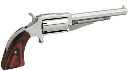NAA The Earl .22 LR/.22 WMR Combo SA Revolver 4in Stainless 5rd