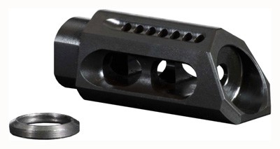 YHM SLANT MUZZLE BRAKE/COMP – .308 5/8X24 THREADS