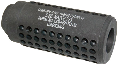 GUNTEC AR15 FAKE SUPPRESSOR – SOCOM MINI 1/2X28 TPI BLACK