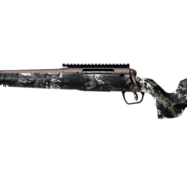 Savage AXIS II Pro .22-250 Rem Left-Hand Bolt Action Rifle — 20″ Barrel, Arid Forest Camo