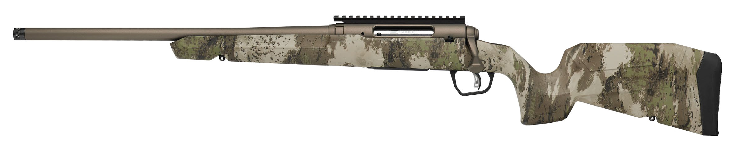 Savage Axis 2 Pro 6mm ARC 20" Left-Hand Woodland Synthetic Compact