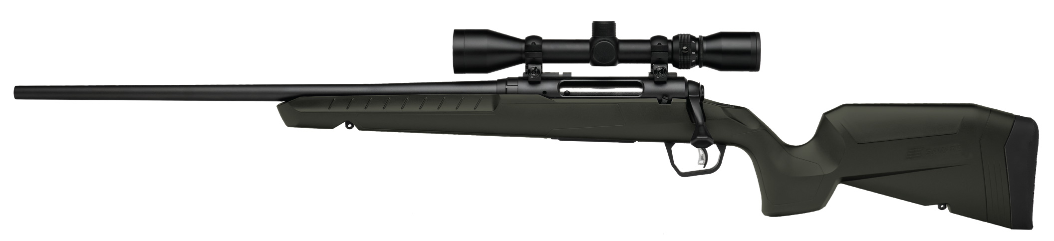 Savage Arms Axis 2 XP Bolt-Action Left-Hand Rifle .400 Legend 20" OD Green w/Scope