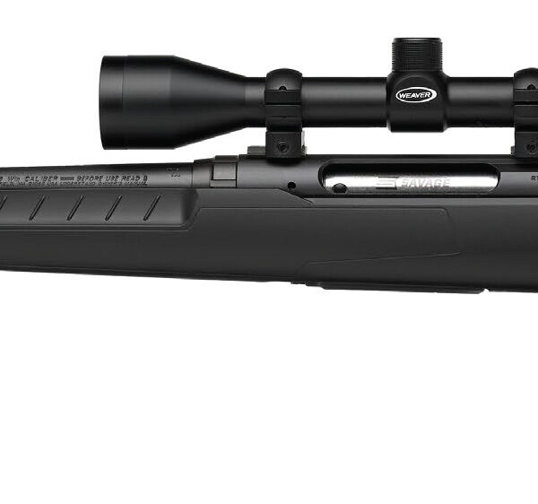Savage Arms Axis XP Bolt-Action Left-Hand Rifle .400 Legend 20″ Black w/Scope