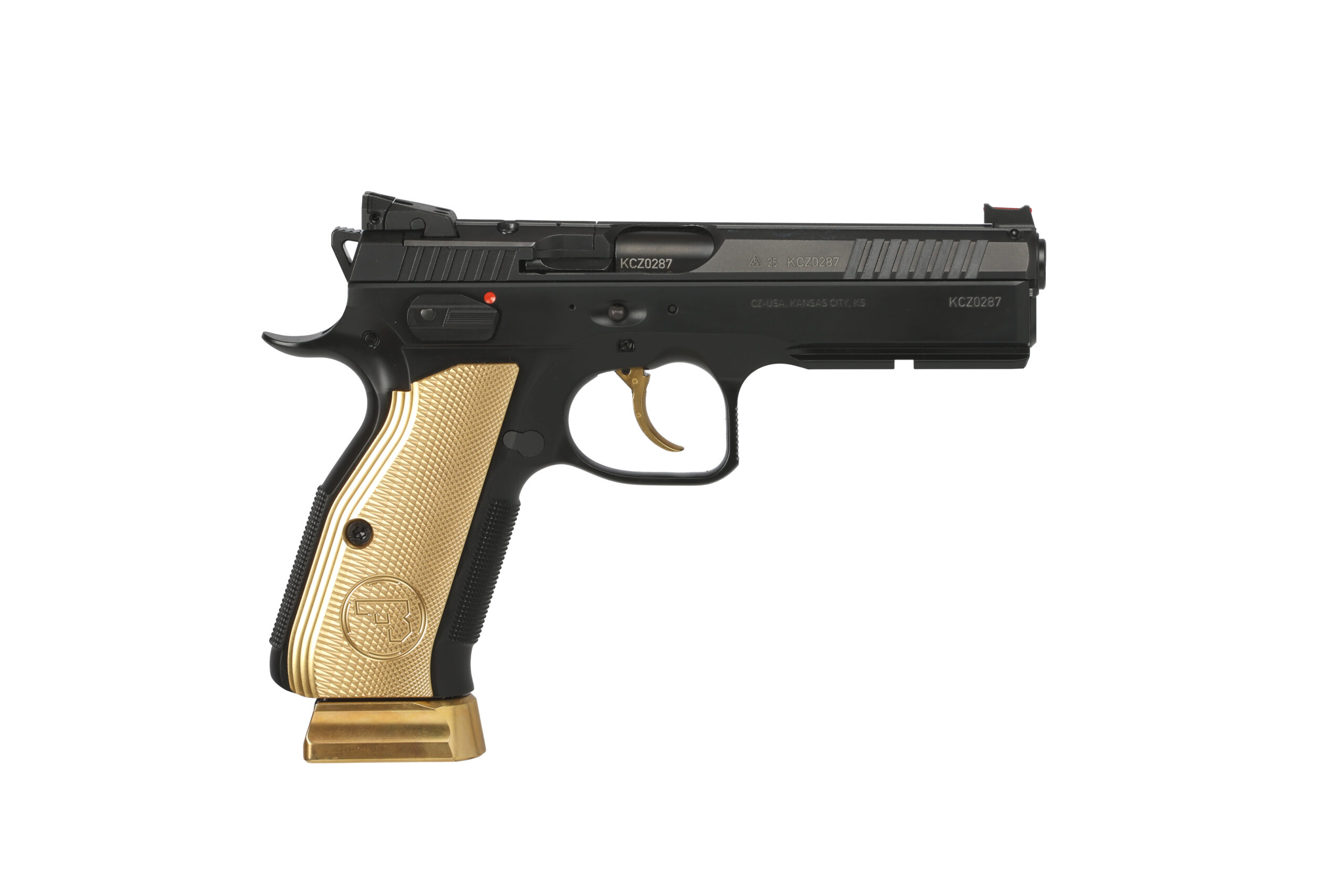 CZ 75 Shadow 2 9mm DA/SA Competition 5" Gold Optic Ready