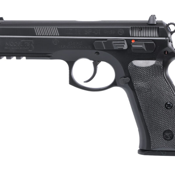 CZ 75 SP-01 50th Anniversary 9mm DA/SA Pistol 4.6″ Black 10rd