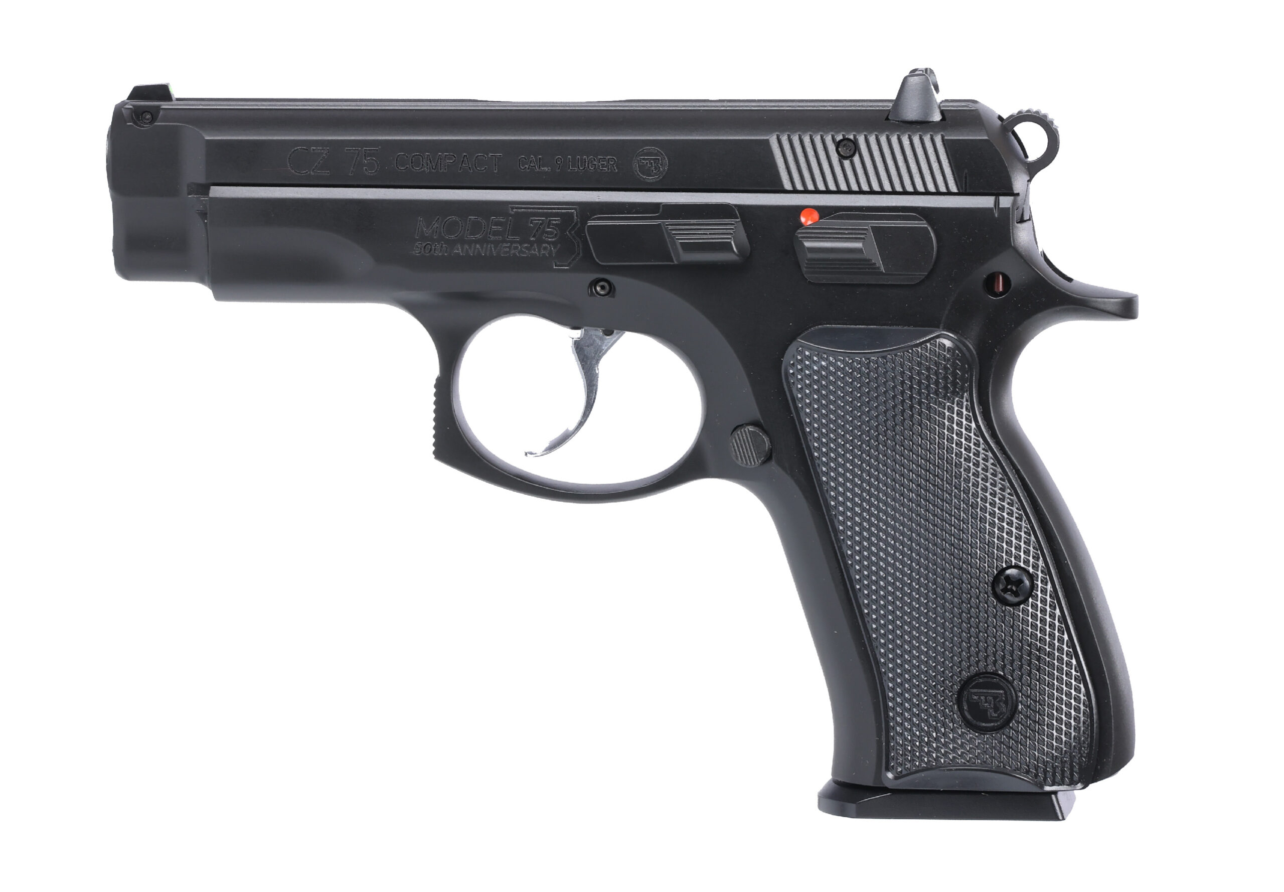 CZ 75 Compact 50th Anniversary 9mm DA/SA Pistol 3.9" 10rd