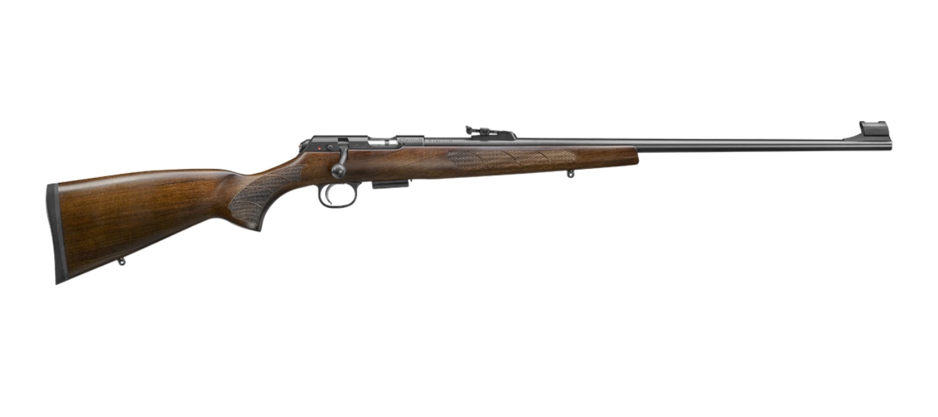 CZ 457 LUX .22 WMR Bolt-Action Rifle 24.8" Walnut 5rd Blued