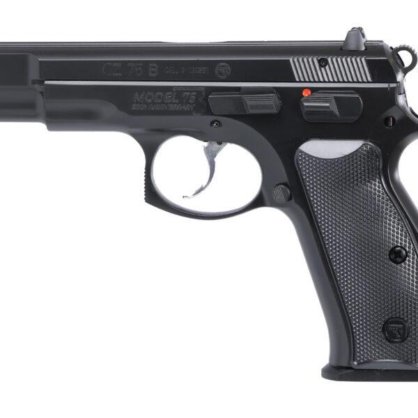 CZ 75B 50th Anniversary 9mm DA/SA Pistol 4.6″ Black 10rd