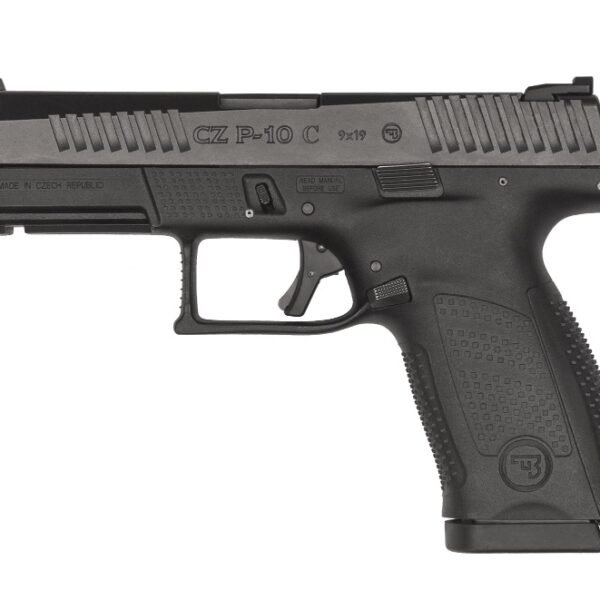 CZ P-10 C 9mm Striker-Fired Compact Pistol 4″ Polymer 10rd