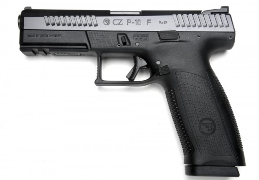 CZ P-10 F 9mm Striker-Fired Full-Size Pistol 4.5" Black 19+1