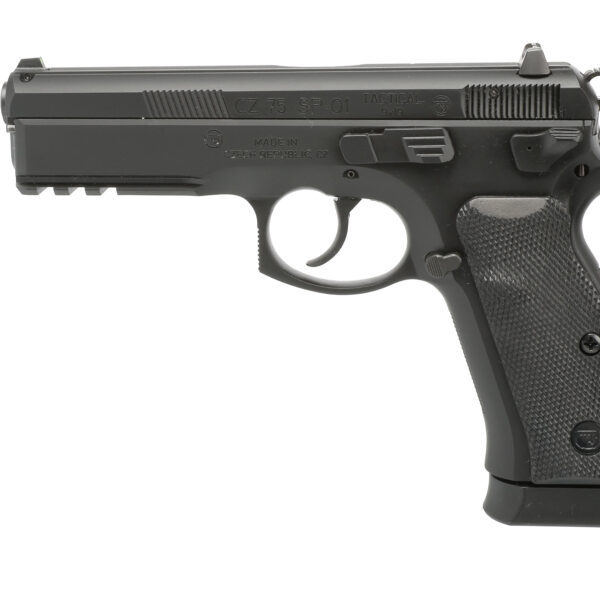 CZ 75 SP-01 Tactical 9mm DA/SA Decocker 4.6″ Black 19+1 Rail