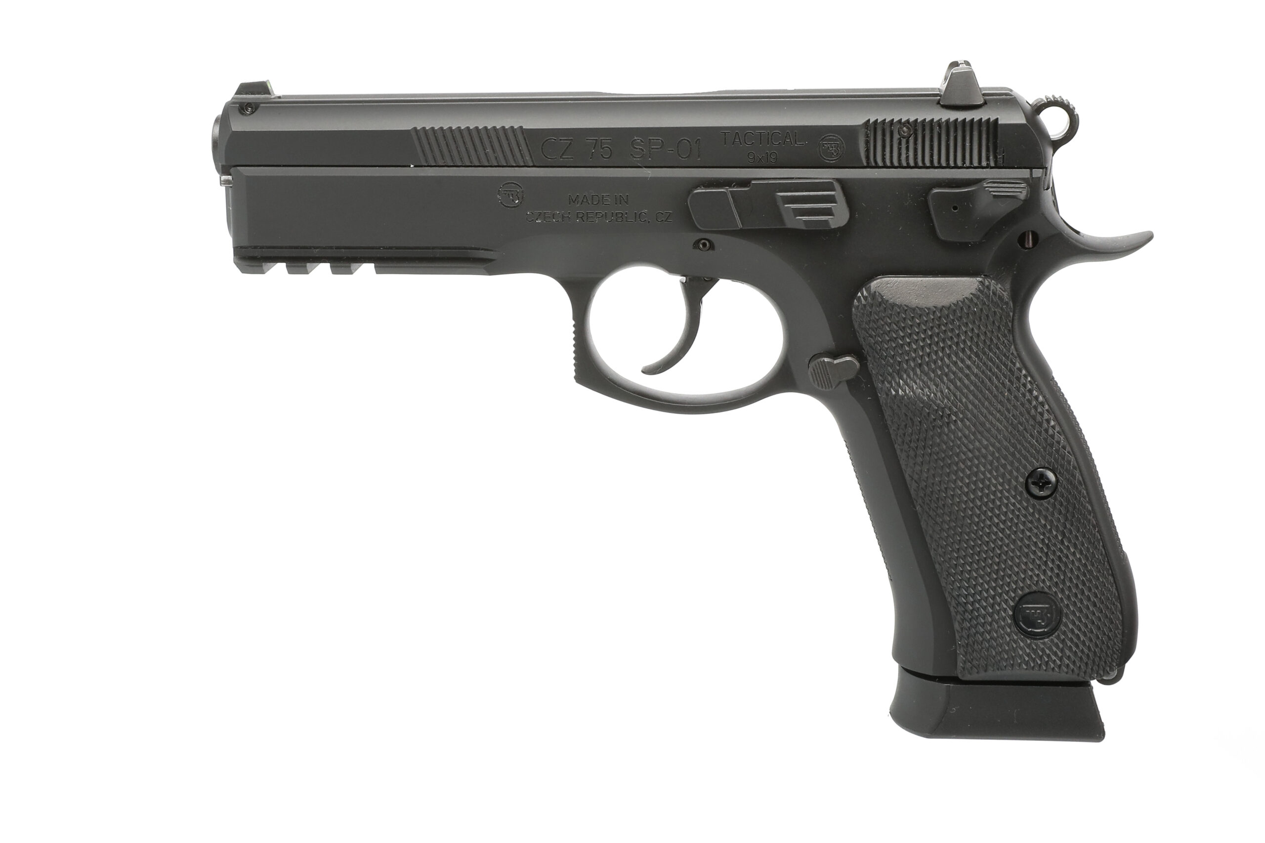 CZ 75 SP-01 Tactical 9mm DA/SA Decocker 4.6" Black 19+1 Rail