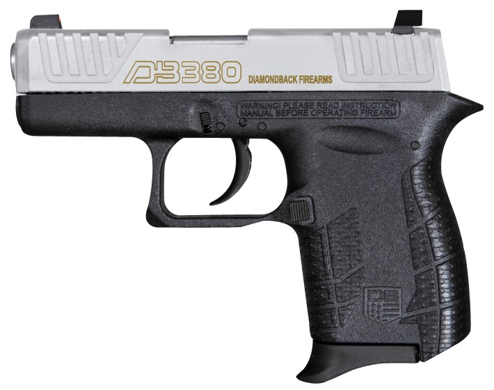 Diamondback DB380 Gen IV .380 ACP Striker-Fired 2.8" Nickel/Blk