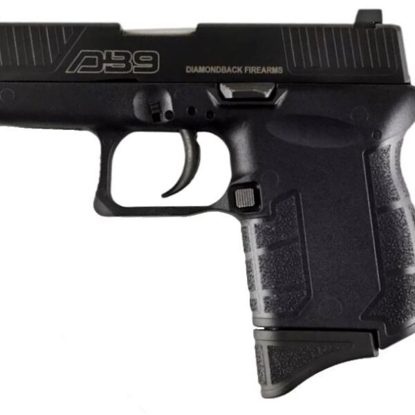 Diamondback DB9 Gen IV 9mm Striker-Fired Compact 3″ Black 6+1