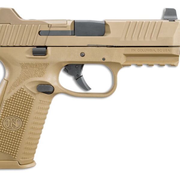 FN 509 TACT 9mm FDE 10+1 NS TB Semi-Auto Pistol 4.50″ Barrel