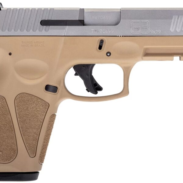 Taurus G3 9mm Striker-Fired Pistol 4″ 16+1 SS/Black