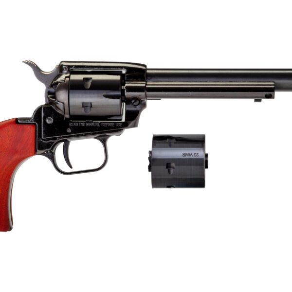 Heritage Rough Rider .22 LR/.22 WMR SA Revolver 6.5″ 6-Round Black