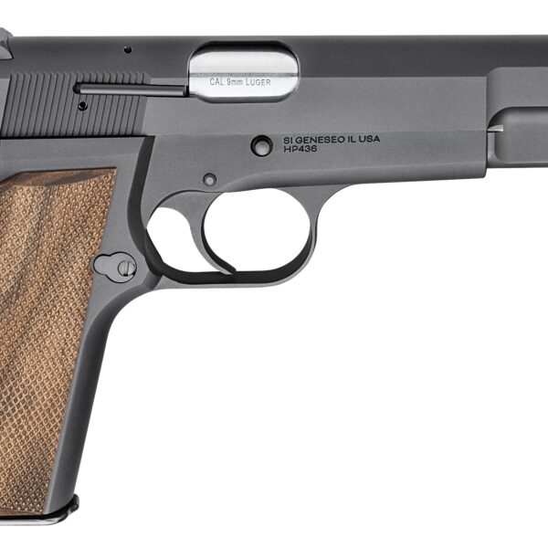 Springfield Armory SA-35 9mm Hi-Power Pistol 4.7″ Blued 15+1 Walnut Grips