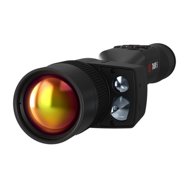 ATN Thor 5 LRF Thermal Rifle Scope 4-32x 640×480 12 Micron Black