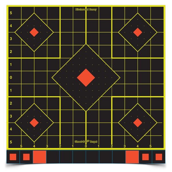 Birchwood Casey SHOOT NC 12 in Sight-In 12 Targets – 144 Pasters