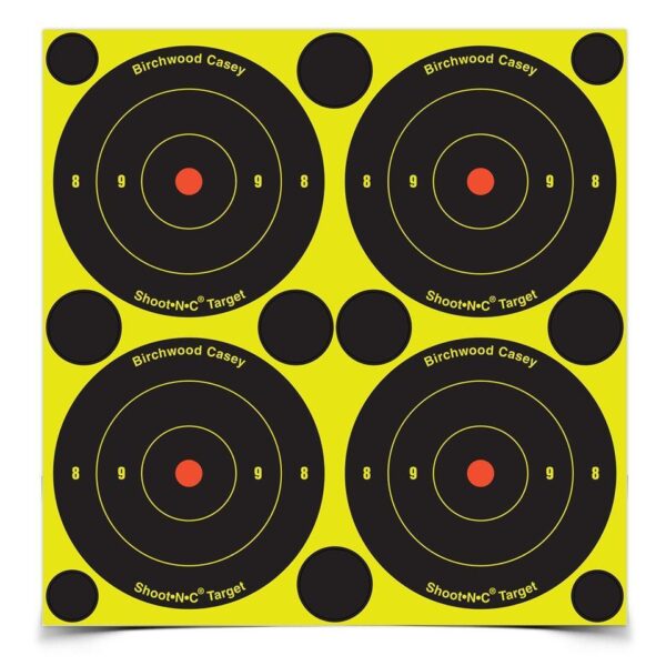 Birchwood Casey Shoot-N-C 3″ Bull’s Eye Targets 240/ct