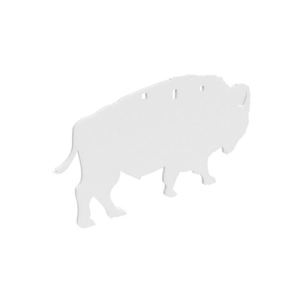 Birchwood Casey AR500 3/8″ Silhouette Plate Target 3-Hole Bison