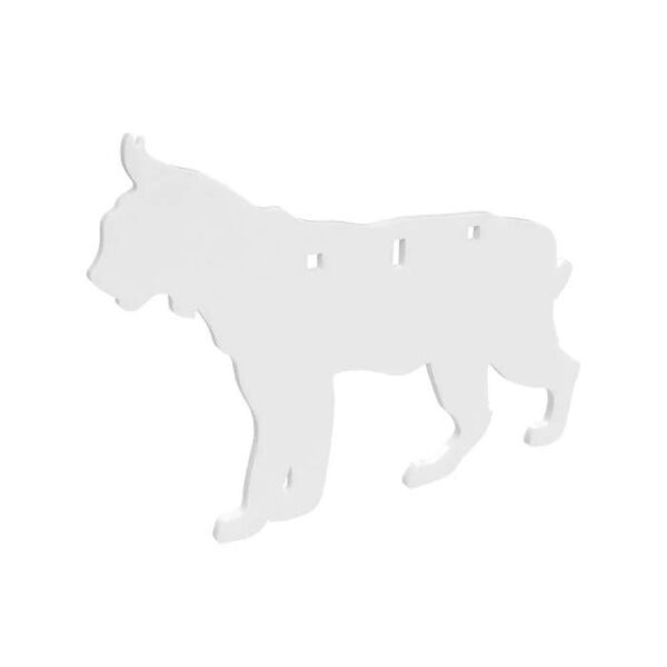 Birchwood Casey AR500 3/8″ Steel 1 Hole Animal Silhouette Target – Bobcat 1/ct