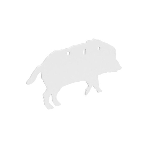 Birchwood Casey AR500 3/8″ Silhouette Plate Target 3-Hole Boar