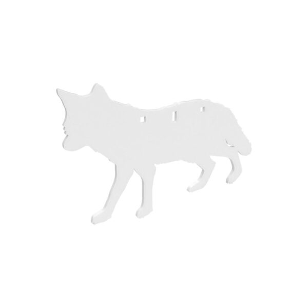 Birchwood Casey AR500 3/8″ Silhouette Plate Target 3-Hole Coyote