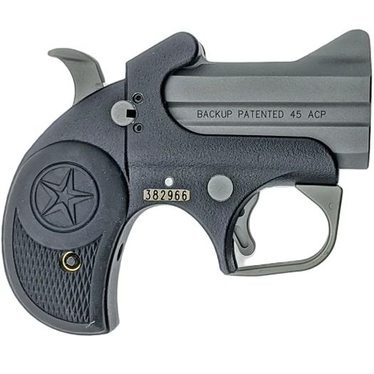 Bond Arms Backup Handgun 9mm Luger 2rd Capacity 2.5″ Barrel Silver with Black Grip