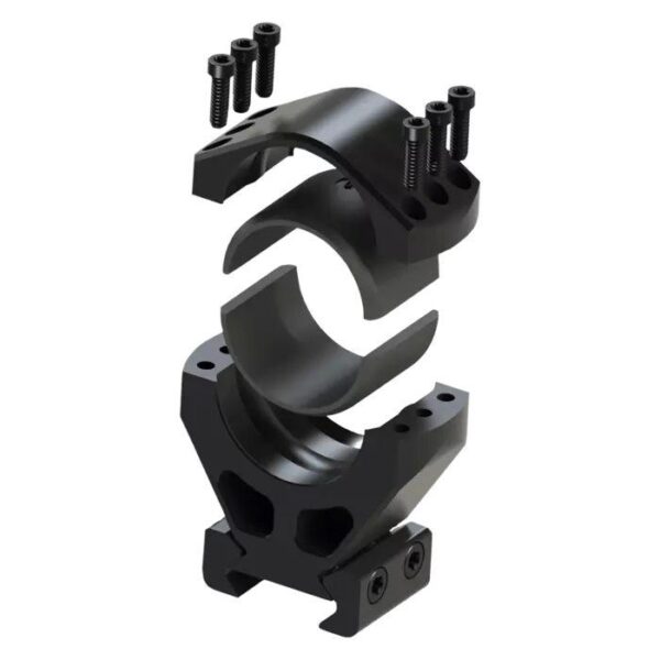 Burris Steel XTR Signature Scope Ring Set with Pos-Align Offset Inserts 30mm 1.00″ Height Matte