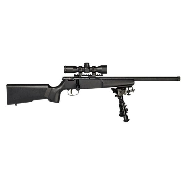 Savage Rascal Series Target XP Single Shot 16.13″ Barrel Synthetic Stock-Black