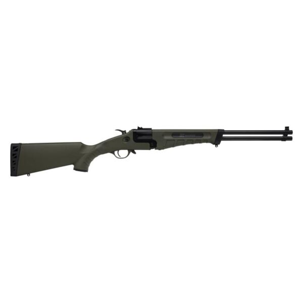 Savage 42 Takedown /410ga 1rd Capacity 16″ Barrel OD Green Stock .22 WMR Break