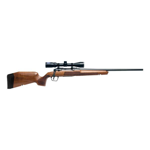 Savage Arms Axis 2 XP Bolt-Action Rifle .22-250 Rem 22″ Hardwood w/Scope